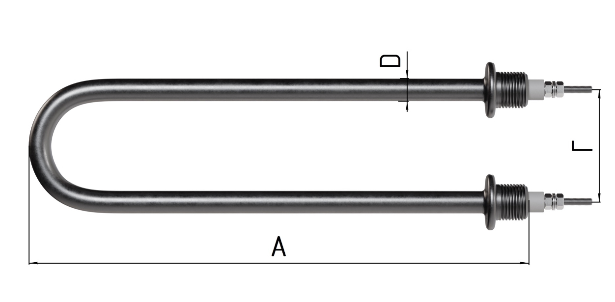 тен-образный-300C-L1500мм-8кВт