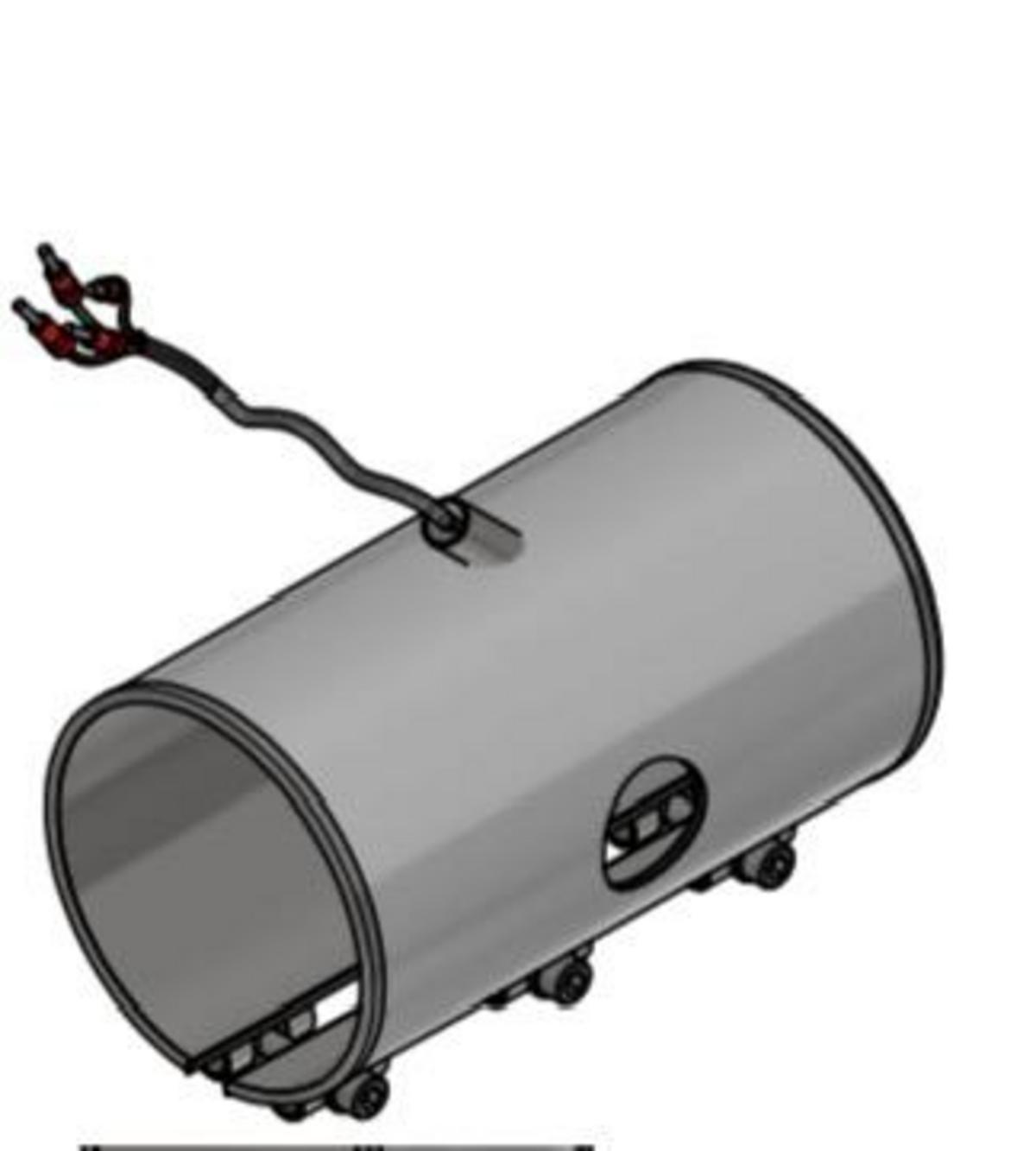 нагреватель-хомутовый-электрический-750Вт-220В-190х90мм