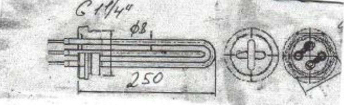 тенб-блок-нагревательный-3.0-220в-g1-1-4-нерж-l-250мм