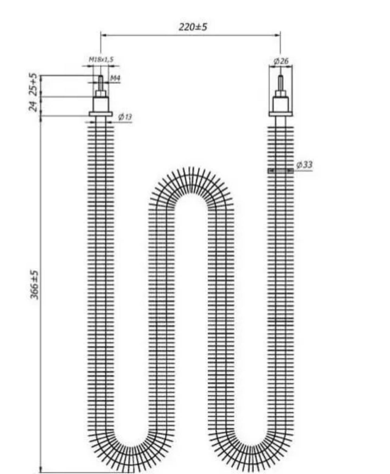 тен-оребрённый-форма-м-3кВт-220в